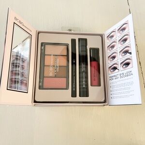 NWT: BCBGeneration Essential face Kit Clean Beauty eye, liner, mascara, lip